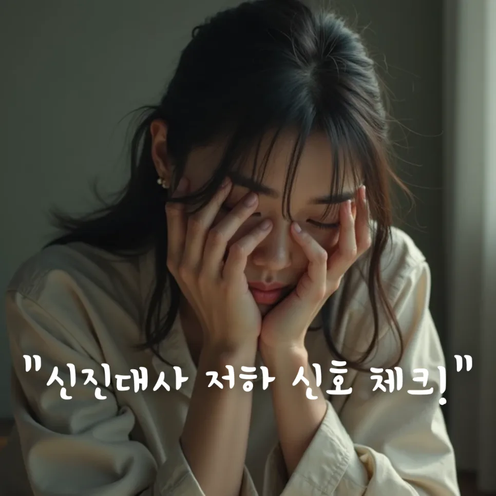 신진대사 저하 원인과 해결책 2026: 뱃살·피로·기분 변화 총정리