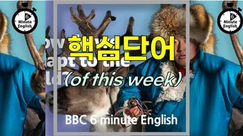 추위에 적응하는 법 2026: BBC 영어 학습 핵심 어휘 총정리