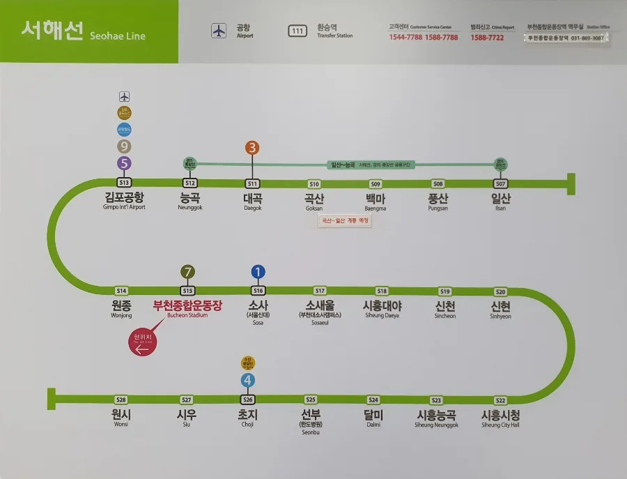 서해선 소사-대곡 구간 연장 개통 정보 2026