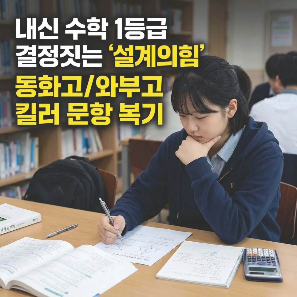 수학 킬러 문항, 계산 대신 설계로 1등급 받는 법 2026