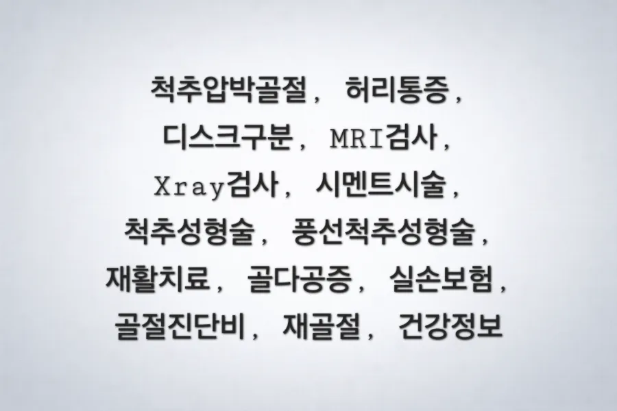척추 압박골절 재발 방지법 2026: 보험 청구부터 관리까지