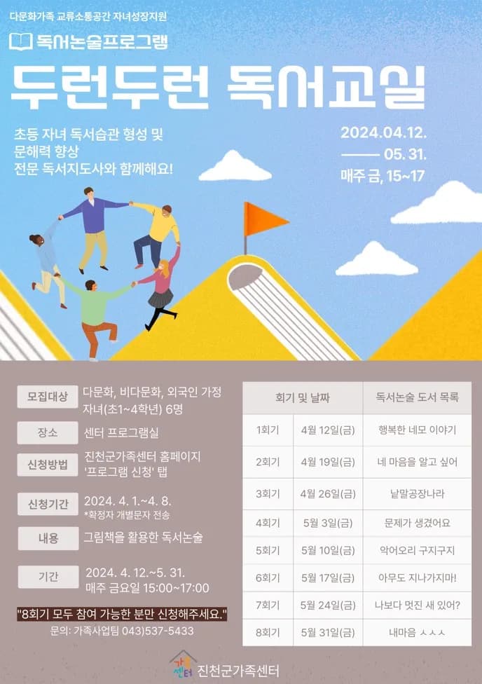 2026년 독서논술 프로그램, '두런두런' 참여 조건 및 효과 분석