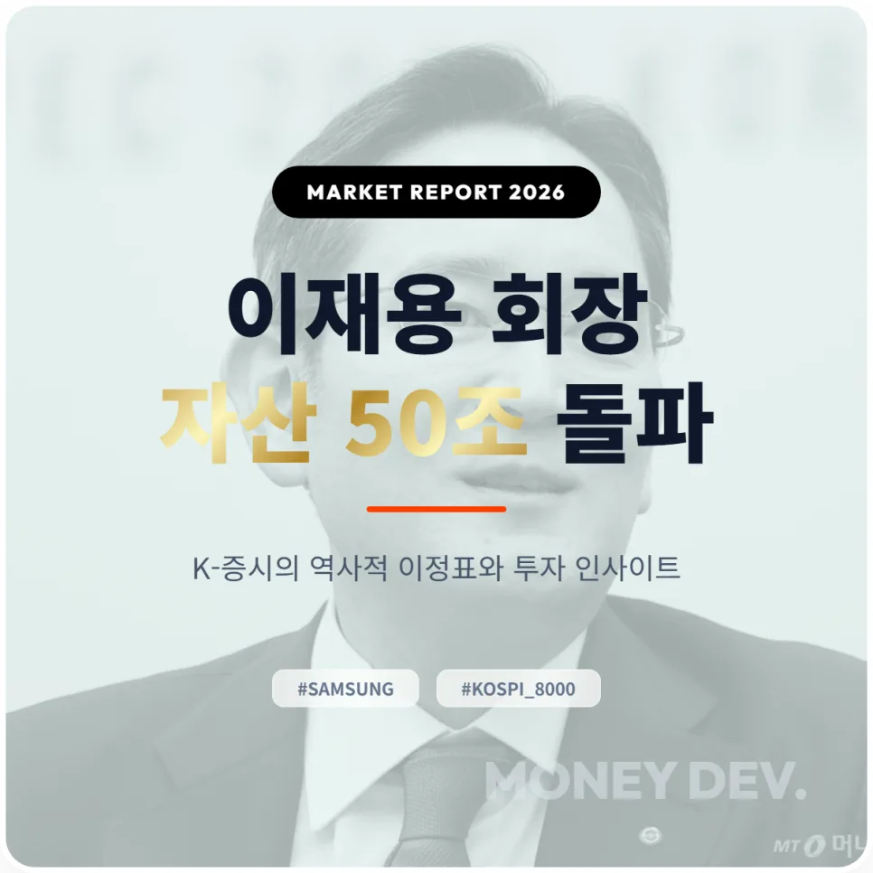 이재용 회장 주식 자산 50조 돌파! 삼성그룹 가치 재평가 전망 2026