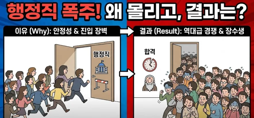 행정직 공무원 인기 비결과 2026년 경쟁률 전망