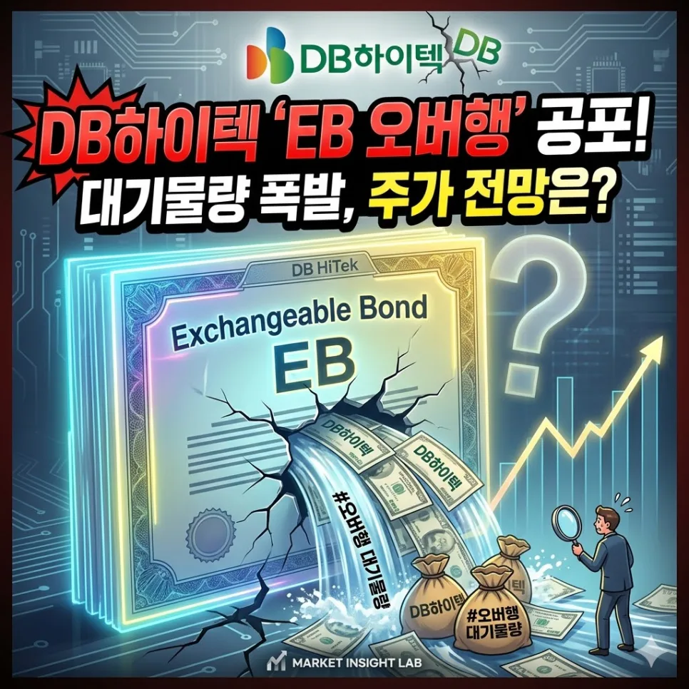 DB하이텍 주가 전망: EB 이슈와 오버행 부담 분석 2026