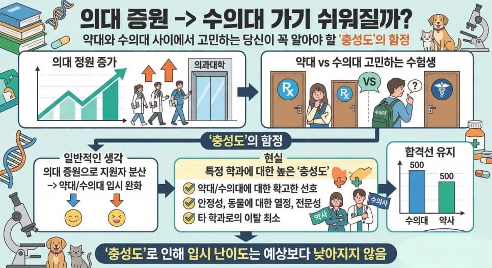 2027 수의대 입시: 의대 증원 영향과 합격 전략 완벽 분석