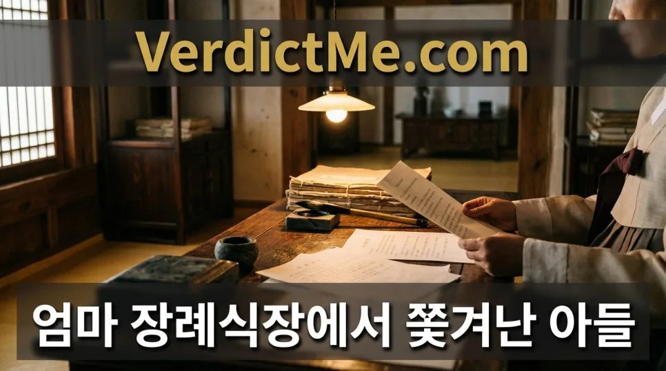 장례식 쫓겨난 아들, 상속 재산 분할은? 2026년 판례 분석