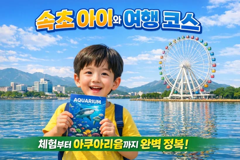 속초 아이와 가볼만한 곳 2026: 아쿠아리움부터 대관람차까지