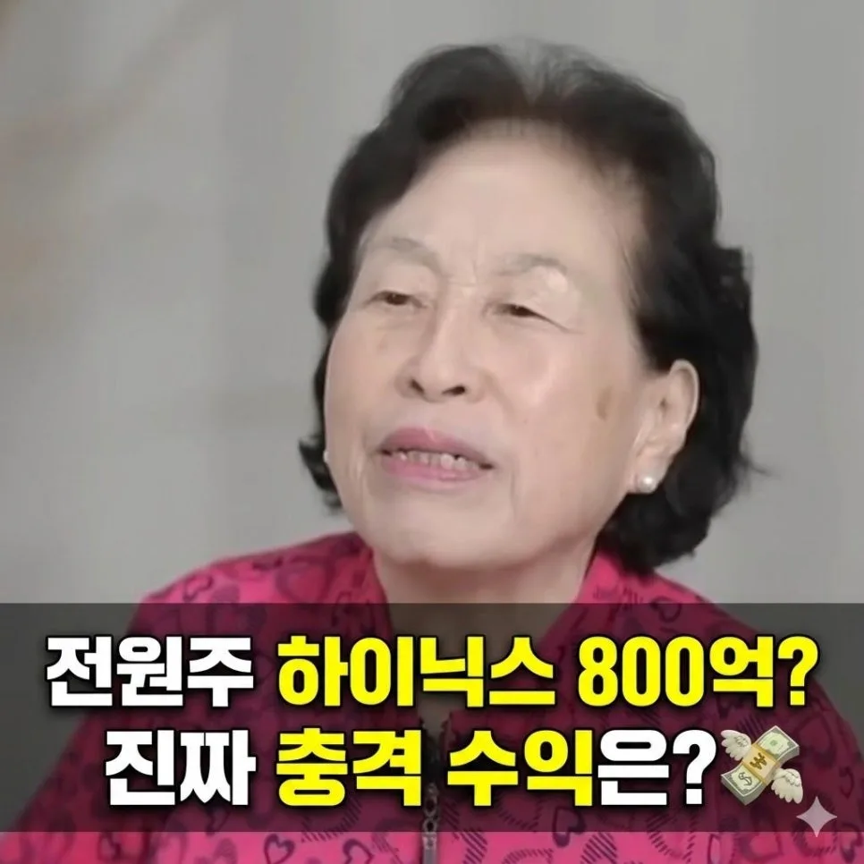 전원주 800억 하이닉스 보유설 진실 2026: 실제 수익률 분석