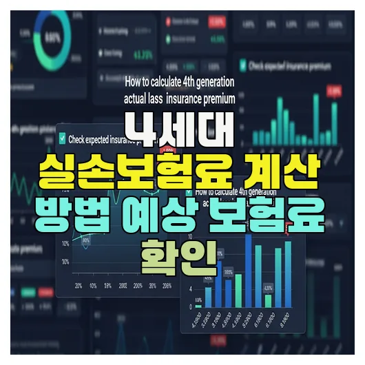 4세대 실손보험료 계산법: 2026년 예상 보험료 확인 방법
