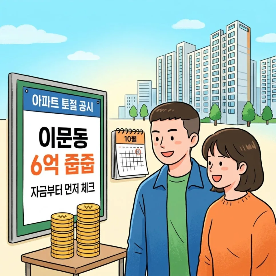 동대문구 이문동 6억 줍줍, 2026년 청약 성공 위한 자금/일정 완벽 분석