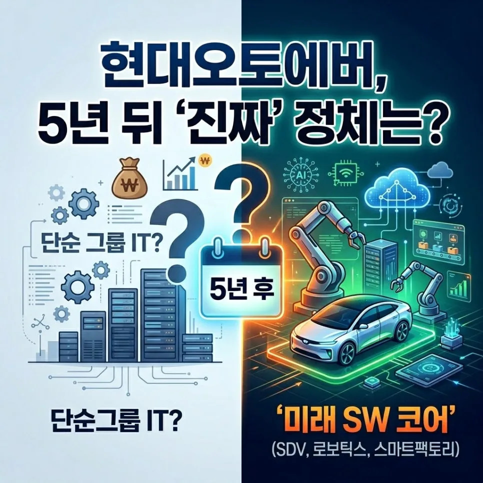 현대오토에버 5년 후 전망: SDV 핵심 역할과 성장 기대감 2026