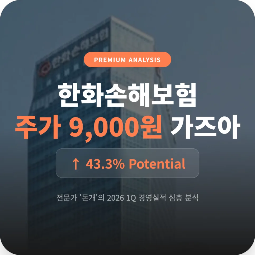 한화손해보험 주가, 2026년 1분기 실적 기반 전망과 투자 전략