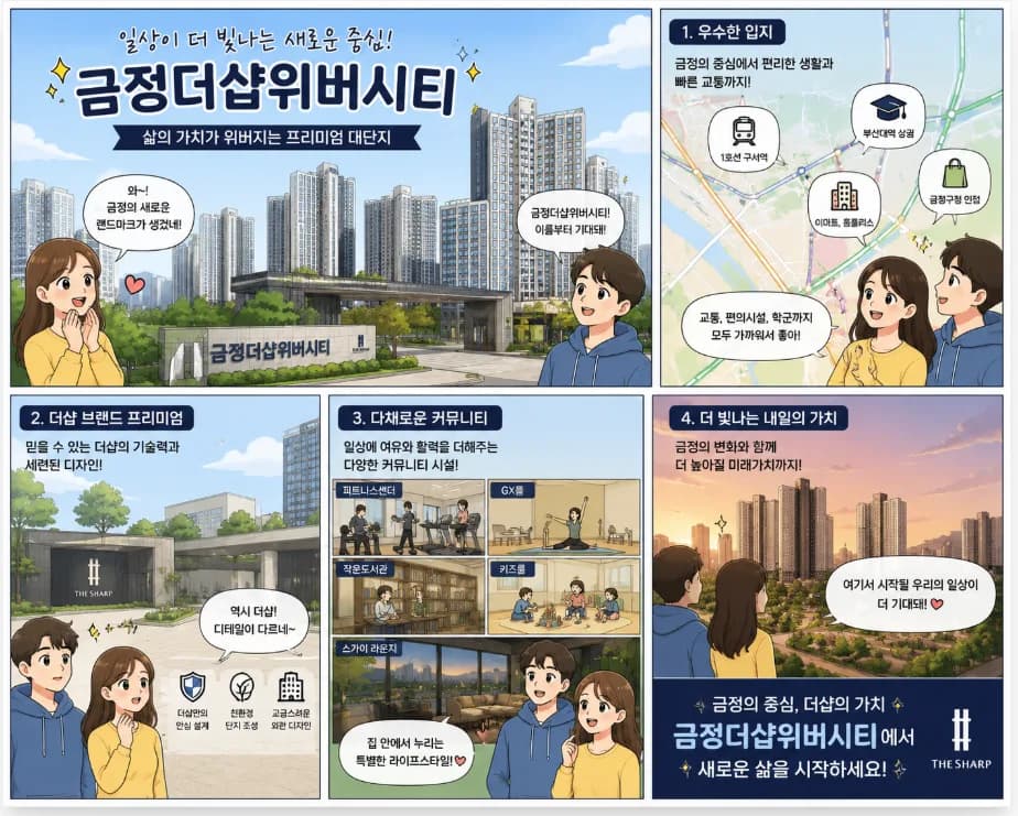 금정 더샵 위버 시티, 역세권 프리미엄과 미래 가치 분석 2026
