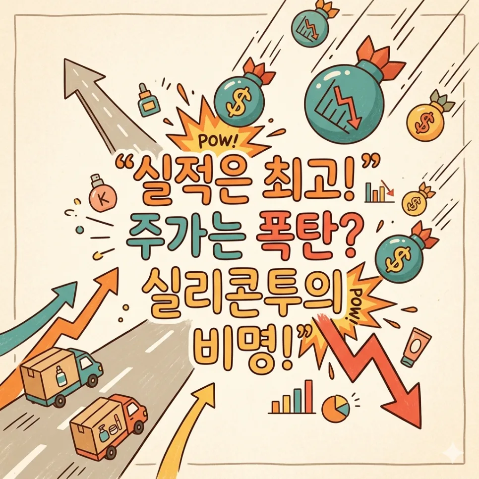 실리콘투 주가 급락 원인 2026: 역대급 실적에도 하락한 이유와 투자 전략