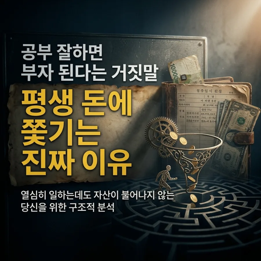 공부 잘해도 부자 안 되는 이유 2026: 금융 문맹 탈출법