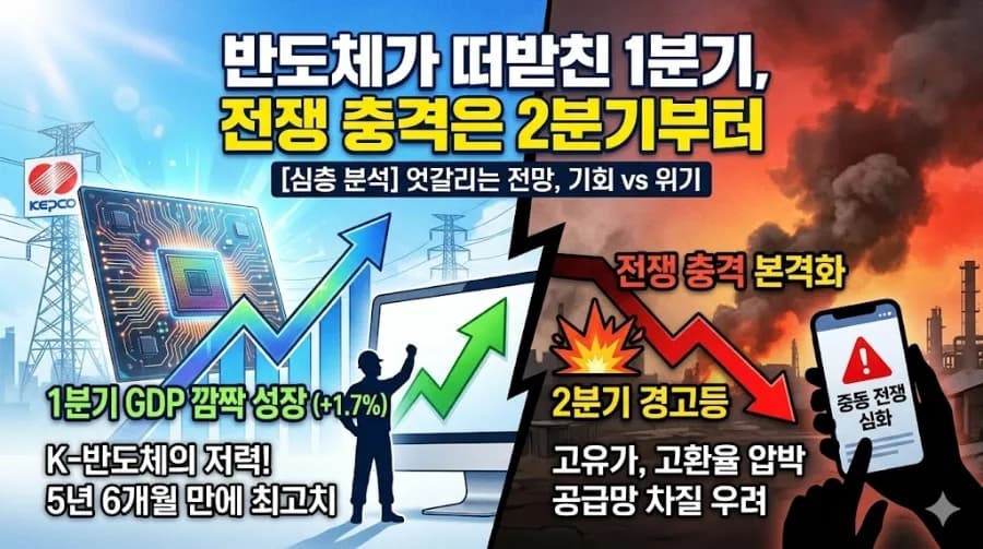 2026년 1분기 경제성장률 1.7% 반등, 반도체 효과와 2분기 전망은?