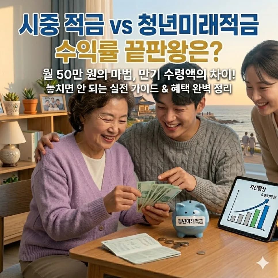 청년미래적금 월 50만 원 혜택 2026: 도약계좌 비교 및 신청 가이드
