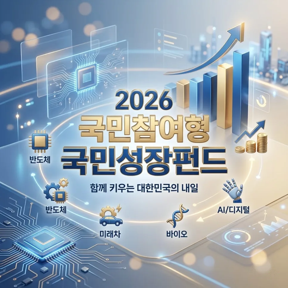국민성장펀드 2026: 연봉 5천 이하 서민 혜택 총정리