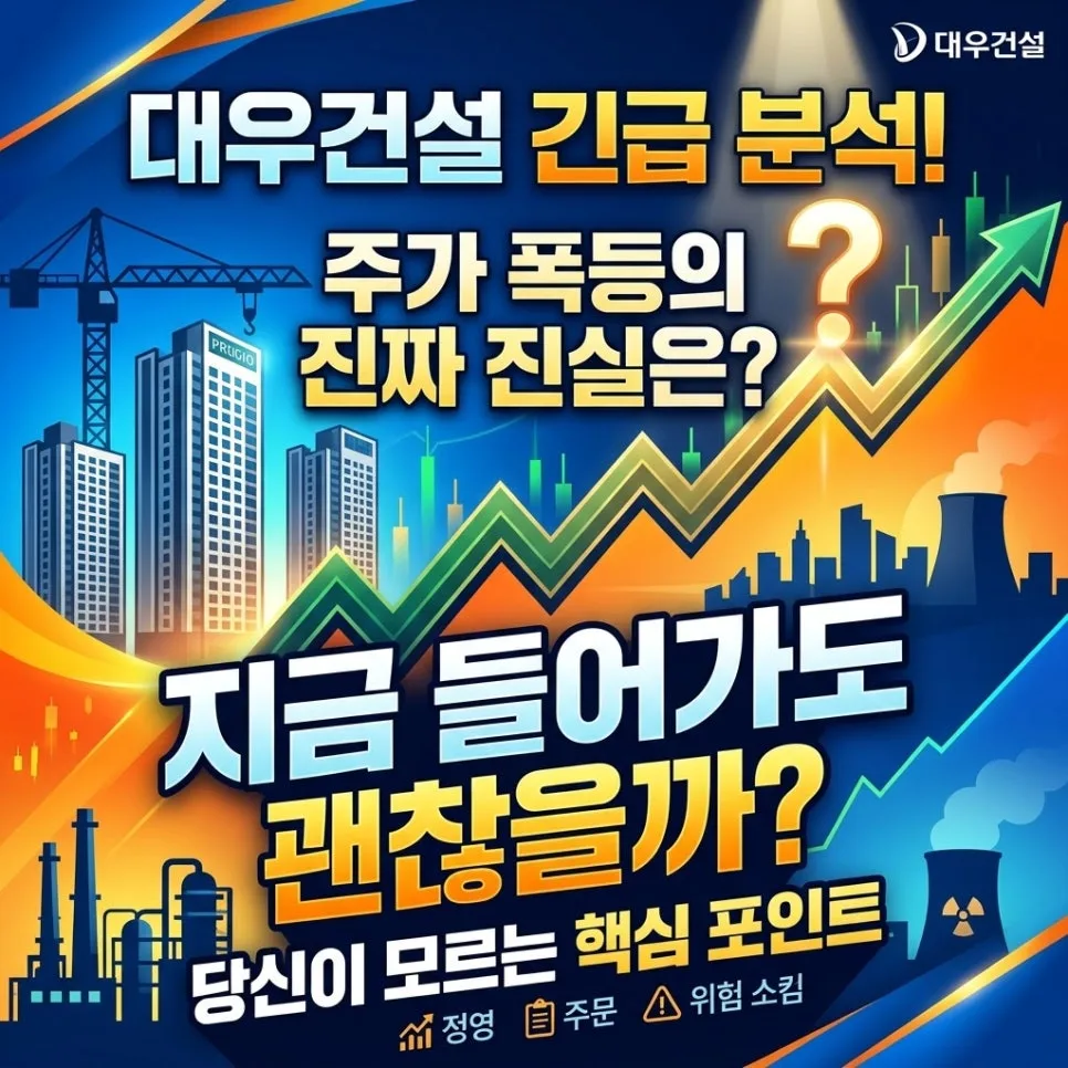 대우건설 실적 전망 2026: 주가 상승 여력 분석