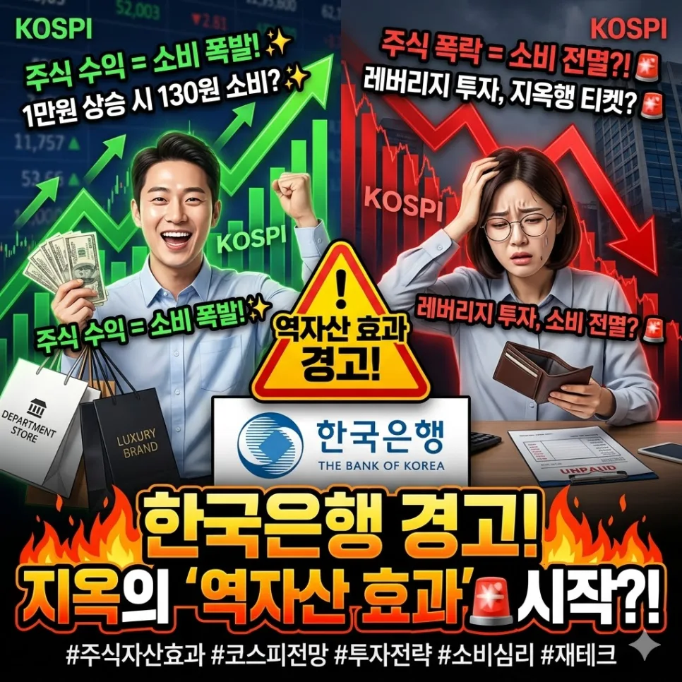 한국 투자자, 주식 수익 1.3%만 소비하는 이유 2026 분석