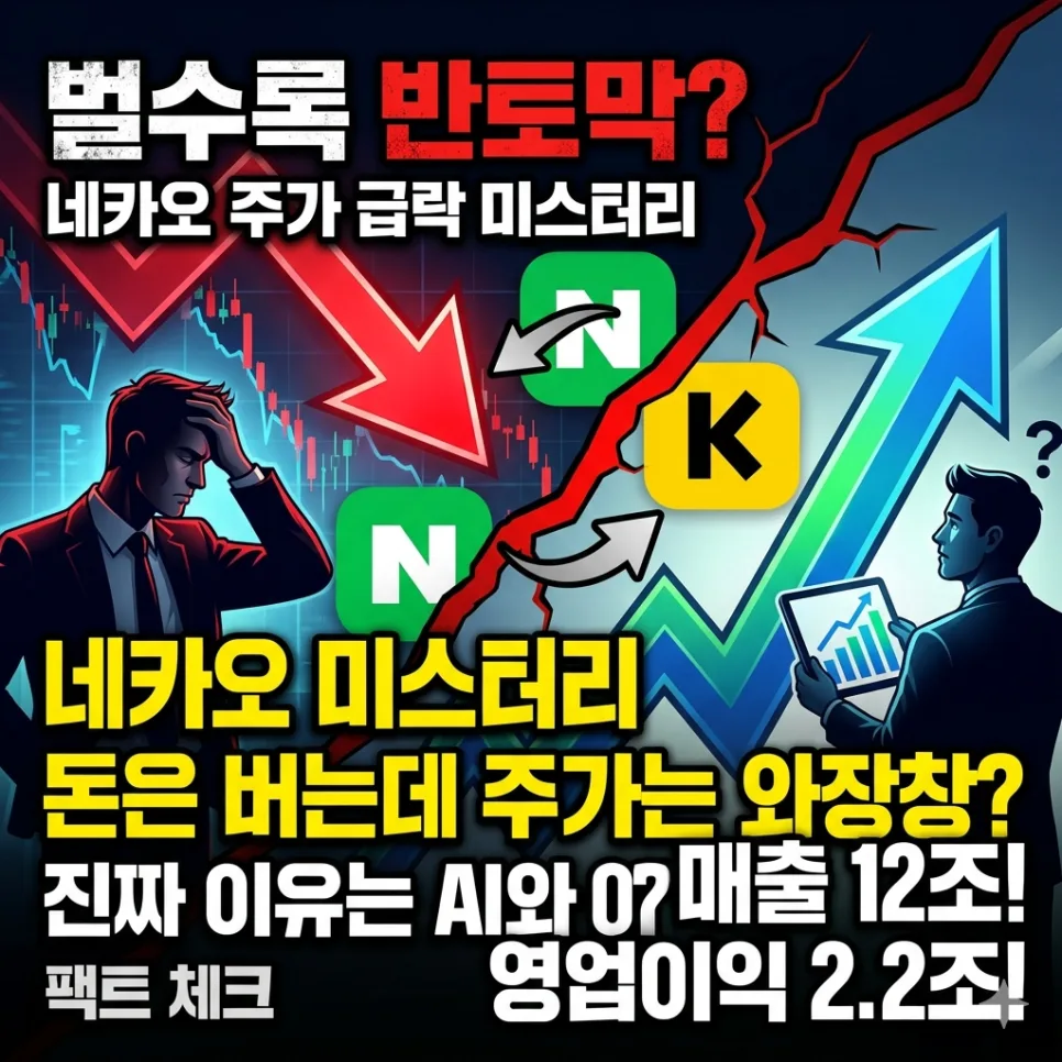 네이버·카카오 주가 왜 빠지나? 2026년 실적과 전망 비교