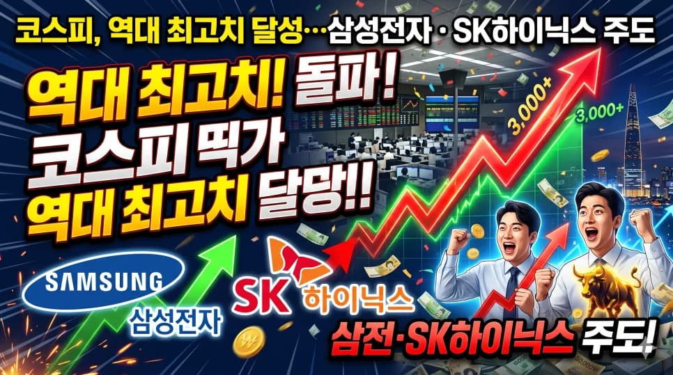 코스피 2026년 최고치 경신: 반도체 주도 상승 요인 분석