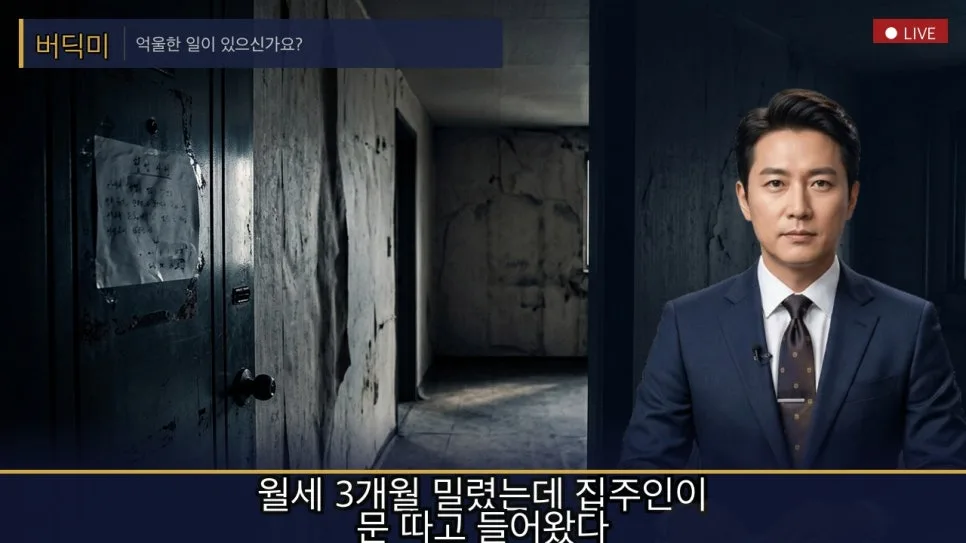 월세 연체 시 집주인 강제 퇴거, 불법인가요? (2026년 판례 분석)
