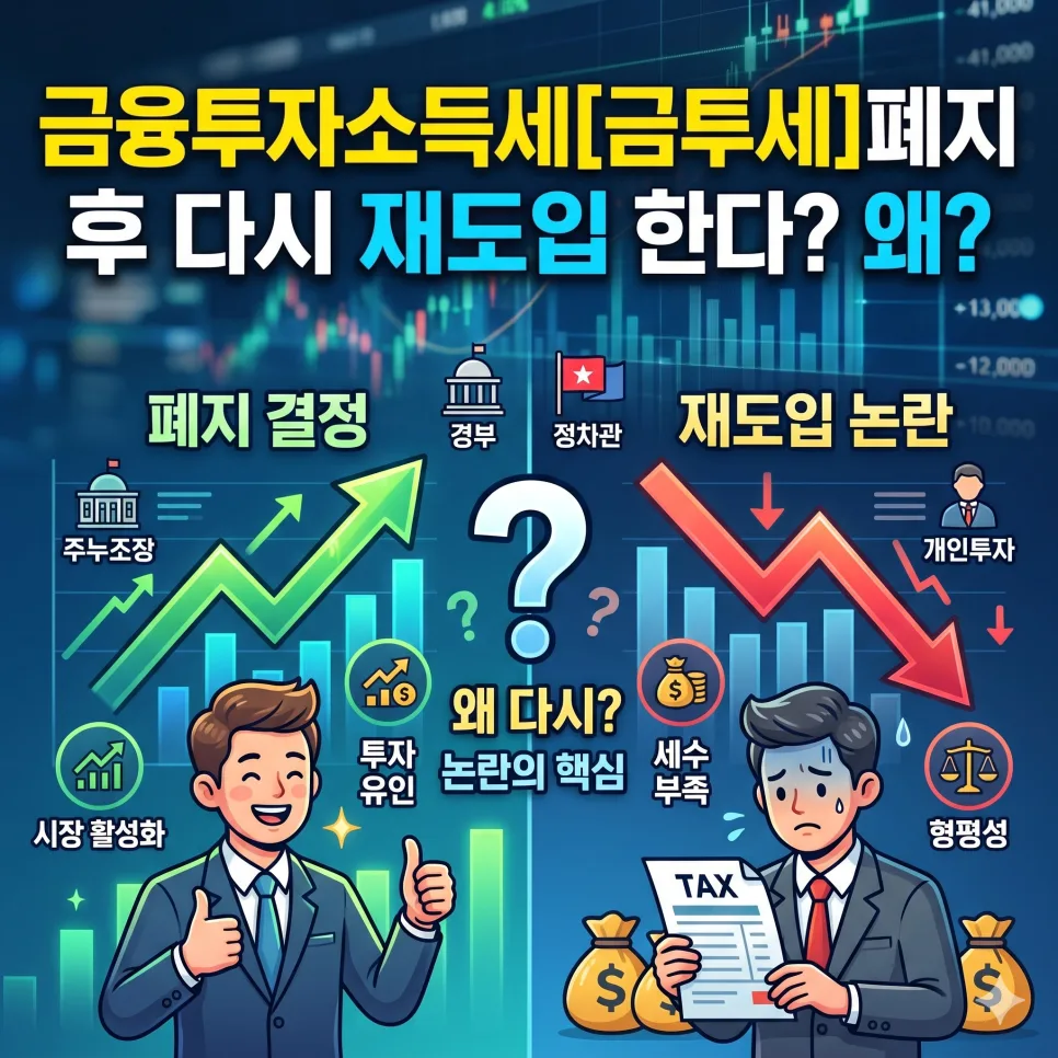금융투자소득세, 2026년 재도입 가능성 및 투자자 영향 총정리