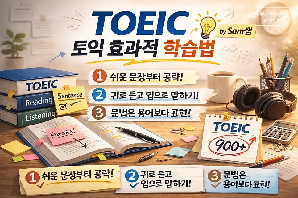 토익 공부법 2026: 점수 올리는 효과적인 학습 전략 총정리