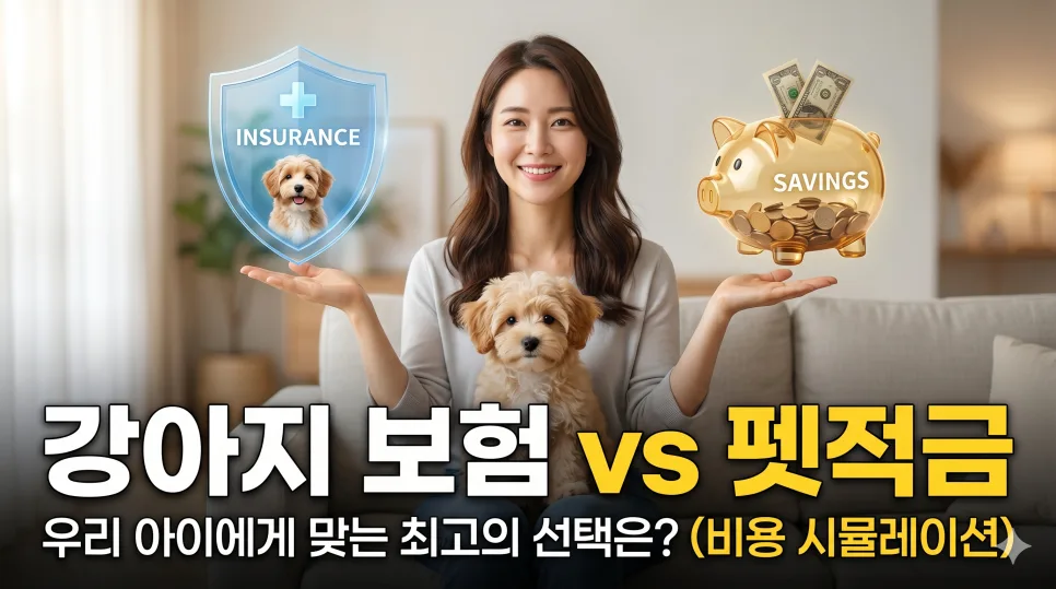 강아지 보험 vs 펫적금 2026: 우리 아이 위한 현명한 선택 가이드