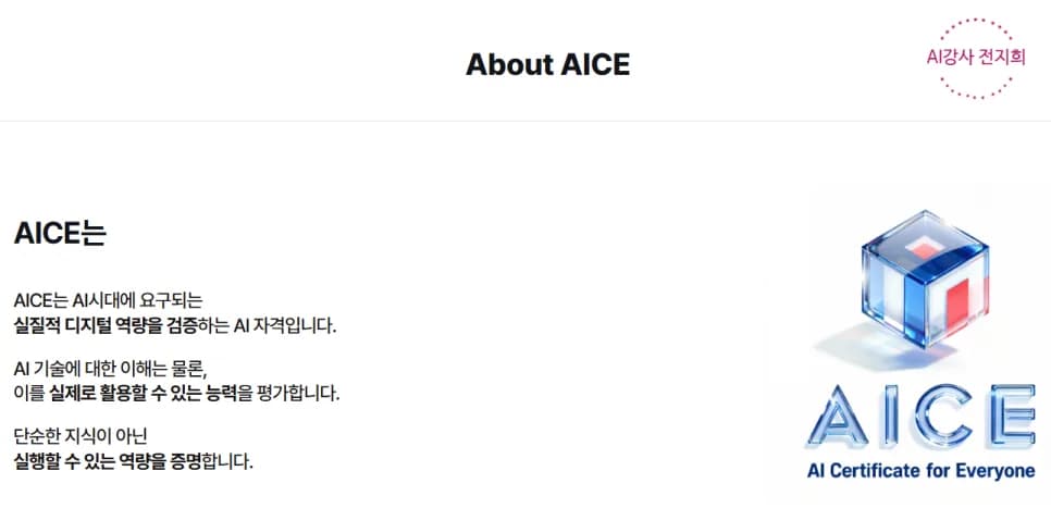 AICE 자격증 종류별 난이도와 응시 조건 2026년 총정리
